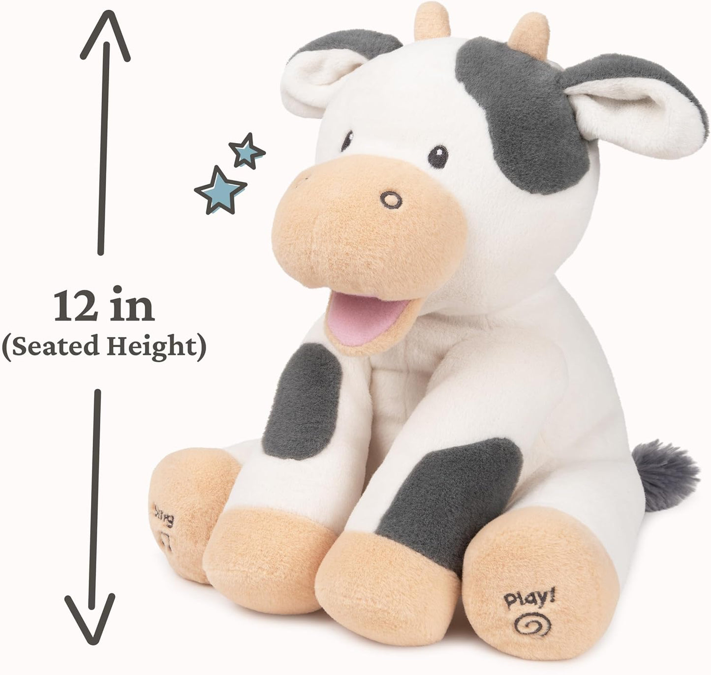 Baby electric interactive elephant plush toy, a singing plush doll.