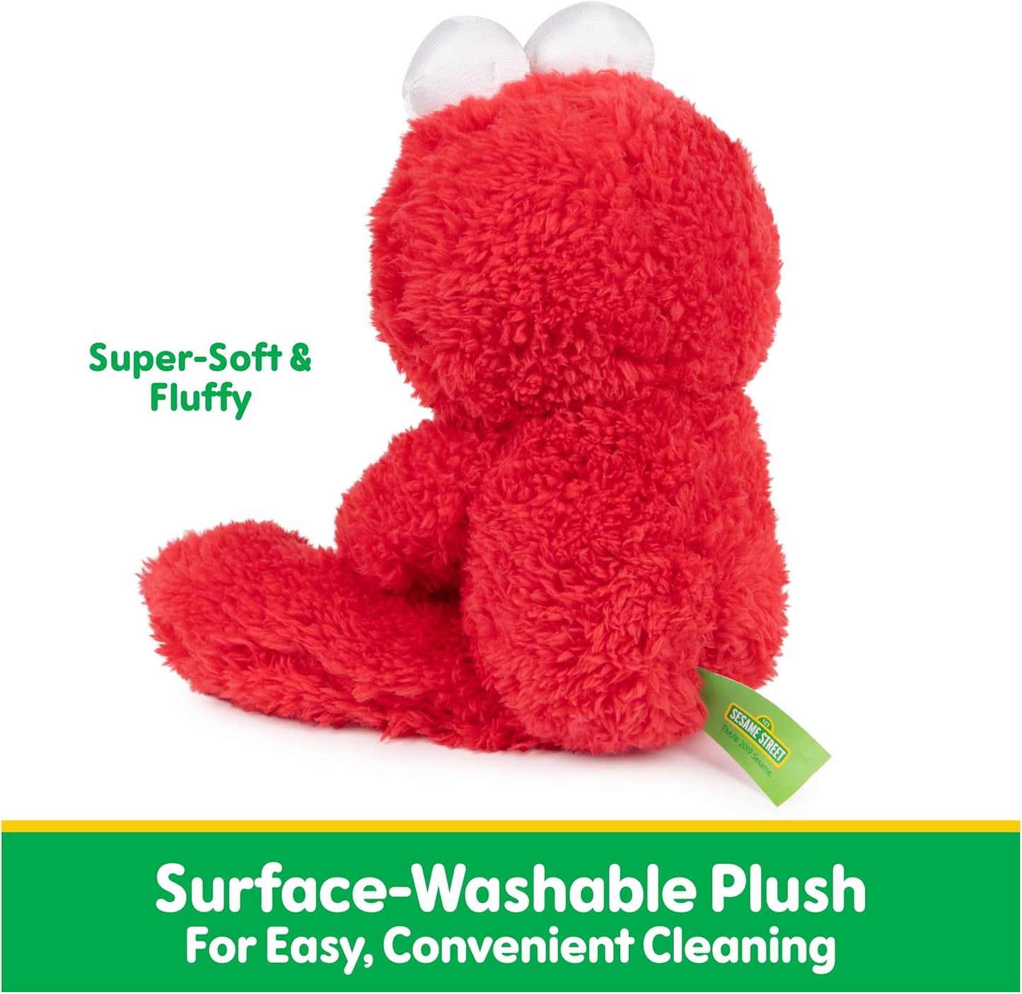 Elmo portable plush toy, made of high-quality plush material.