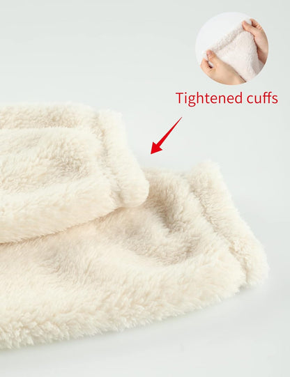 Women's fluffy pajama set (two-piece)