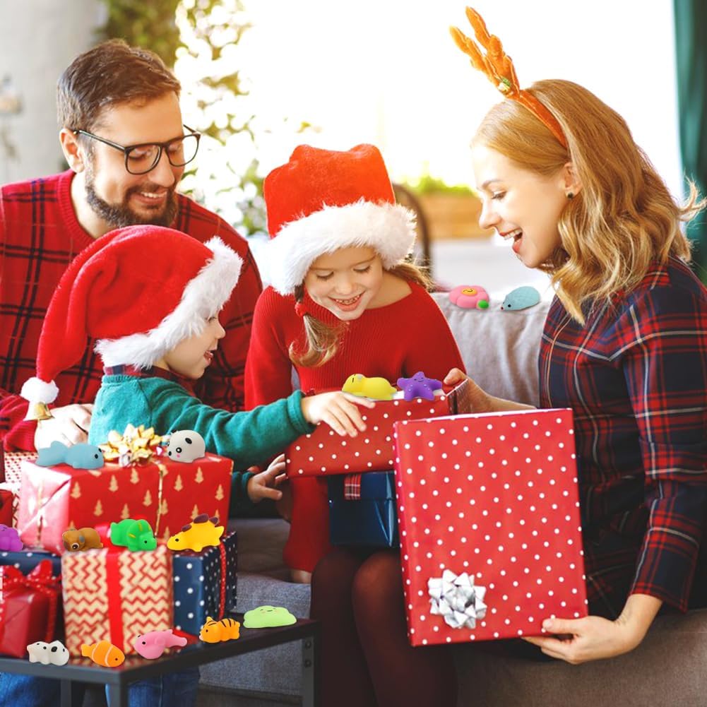 30-piece set of soft and adorable toys, cute squeeze toys perfect as party favors.