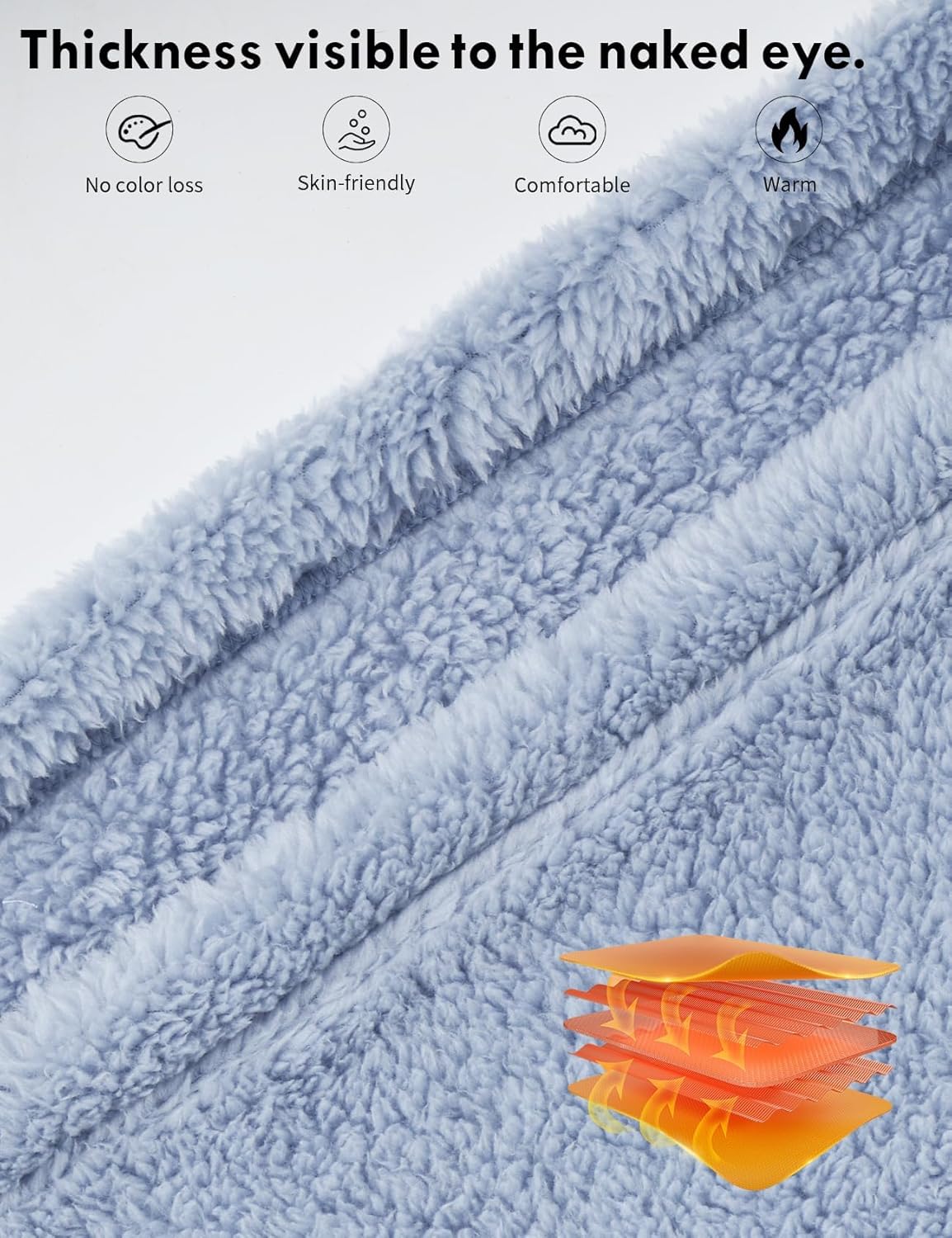 Women's fluffy pajama set (two-piece)