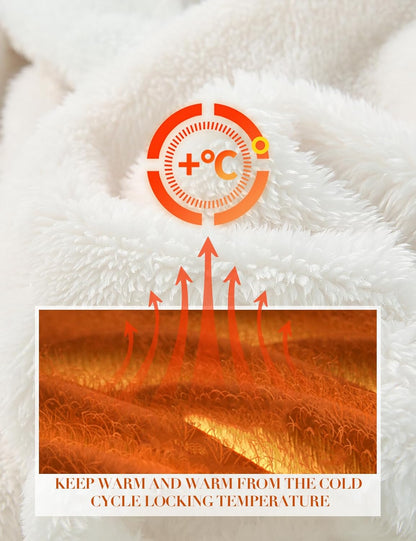 Women's fluffy pajama set (two-piece)