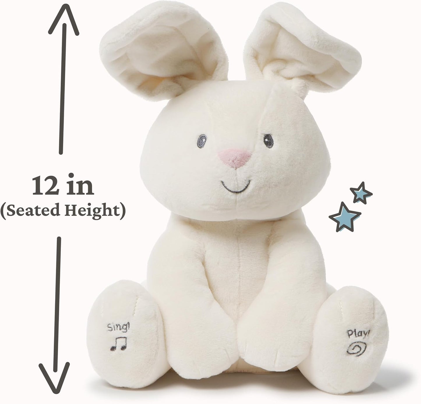 Baby electric interactive elephant plush toy, a singing plush doll.