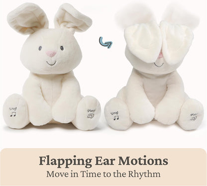 Baby electric interactive elephant plush toy, a singing plush doll.