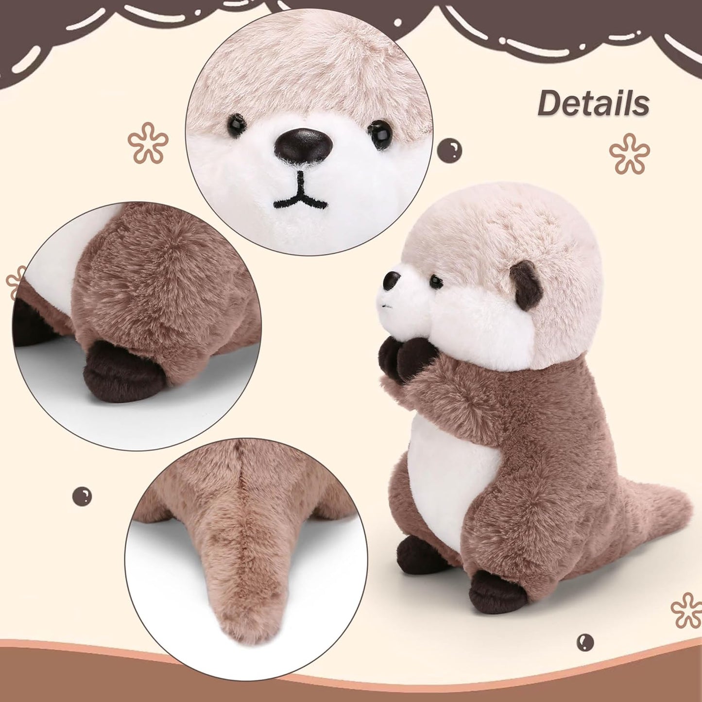 Cute otter plush toy - a perfect birthday gift