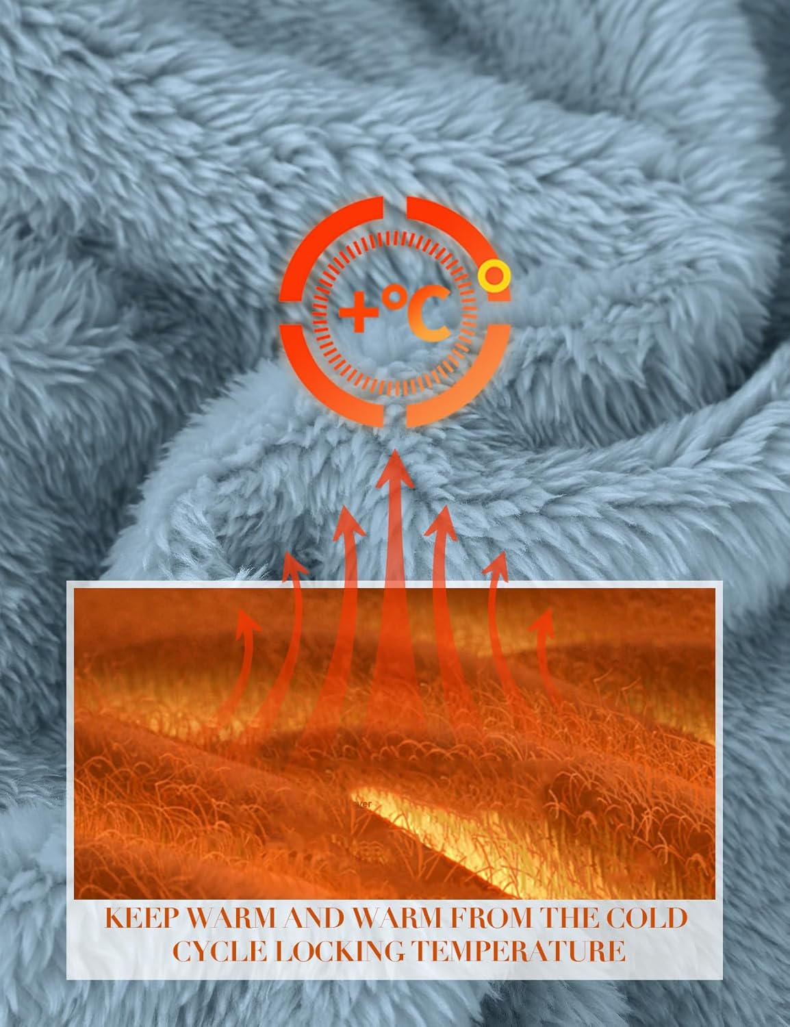 Women's fluffy pajama set (two-piece)