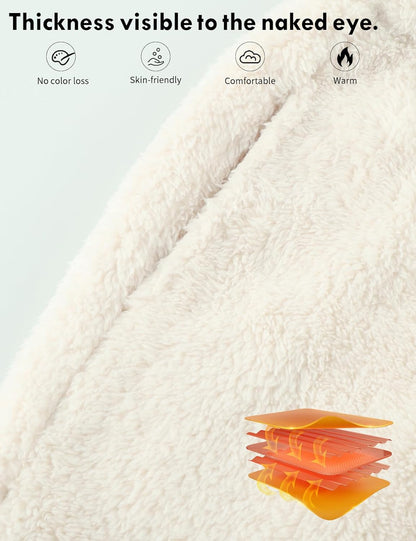 Women's fluffy pajama set (two-piece)