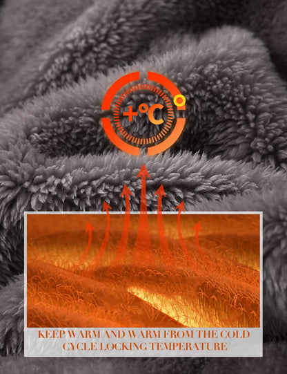 Women's fluffy pajama set (two-piece)