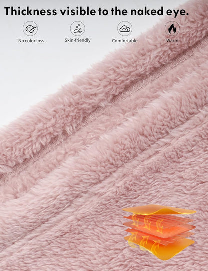 Women's fluffy pajama set (two-piece)