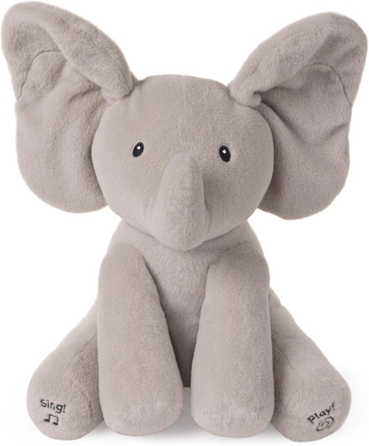 Baby electric interactive elephant plush toy, a singing plush doll.