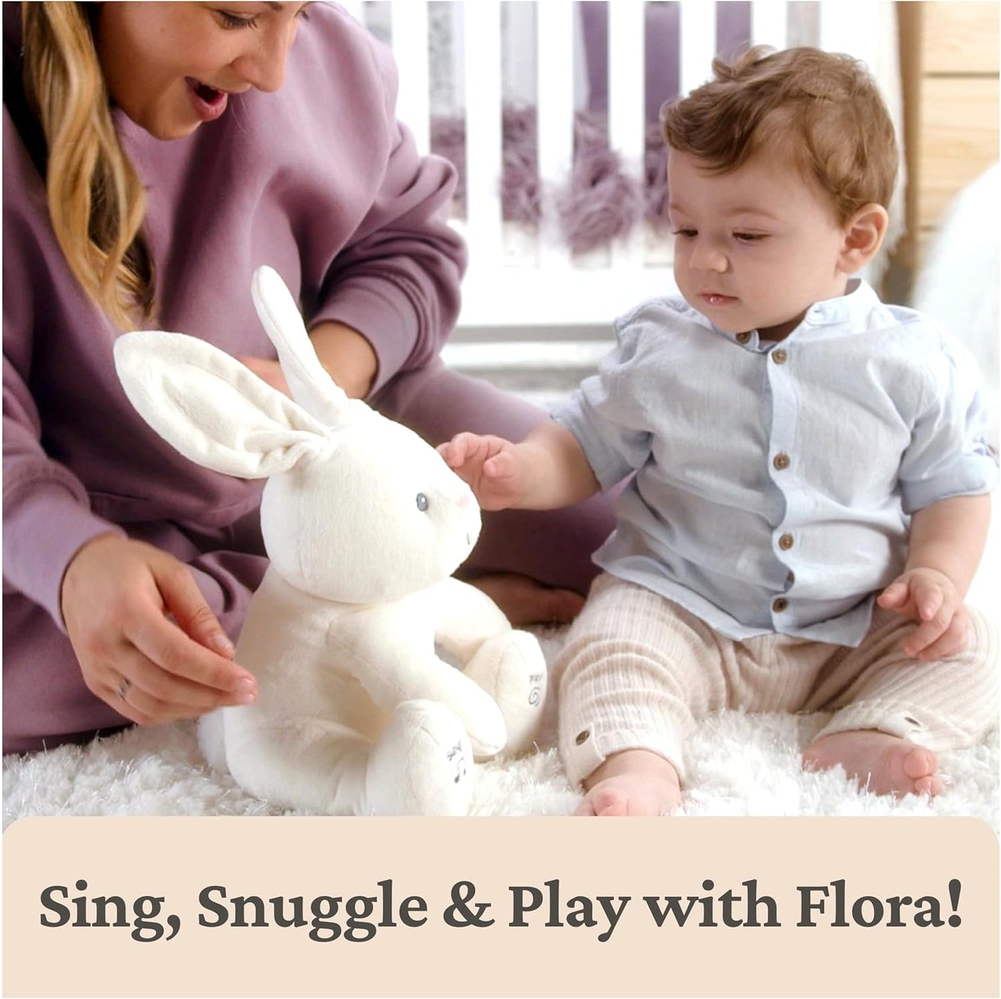 Baby electric interactive elephant plush toy, a singing plush doll.