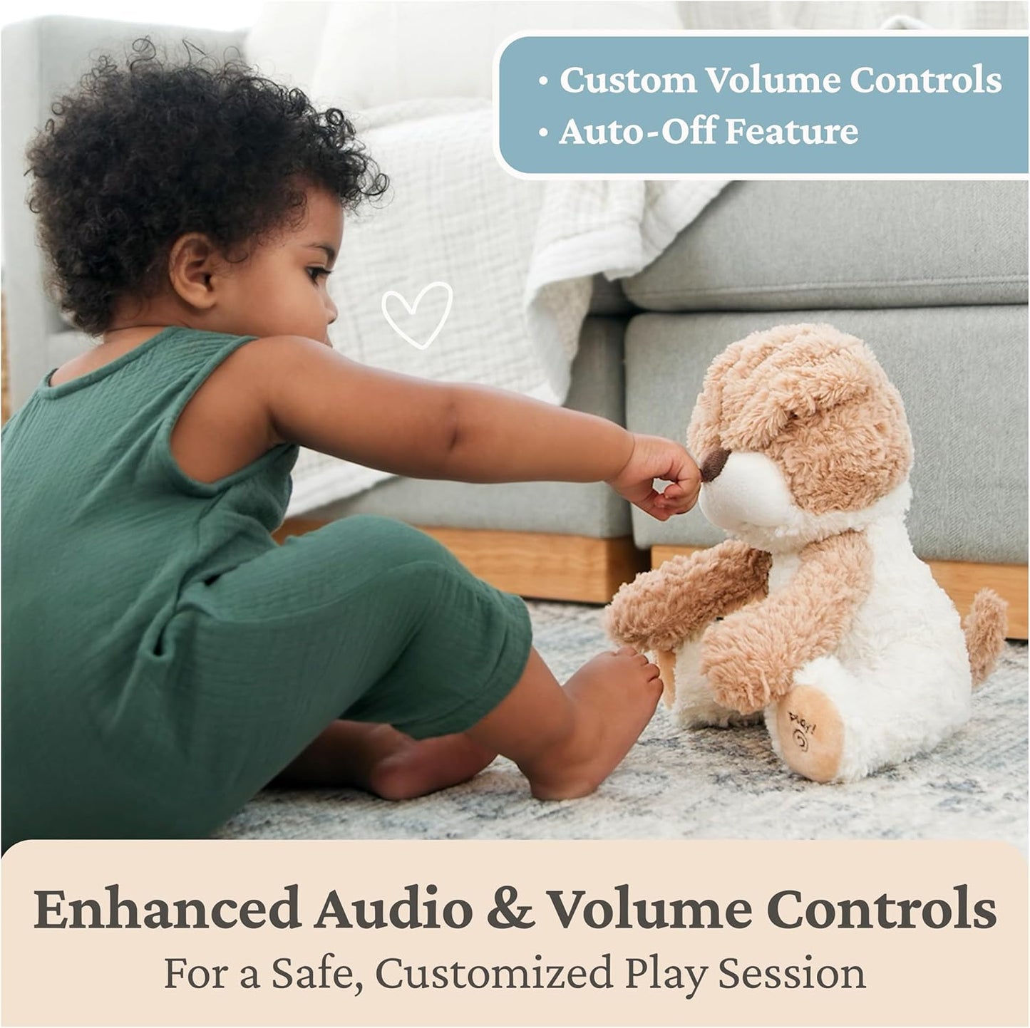 Baby electric interactive elephant plush toy, a singing plush doll.