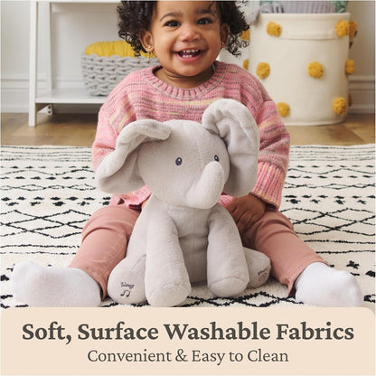 Baby electric interactive elephant plush toy, a singing plush doll.