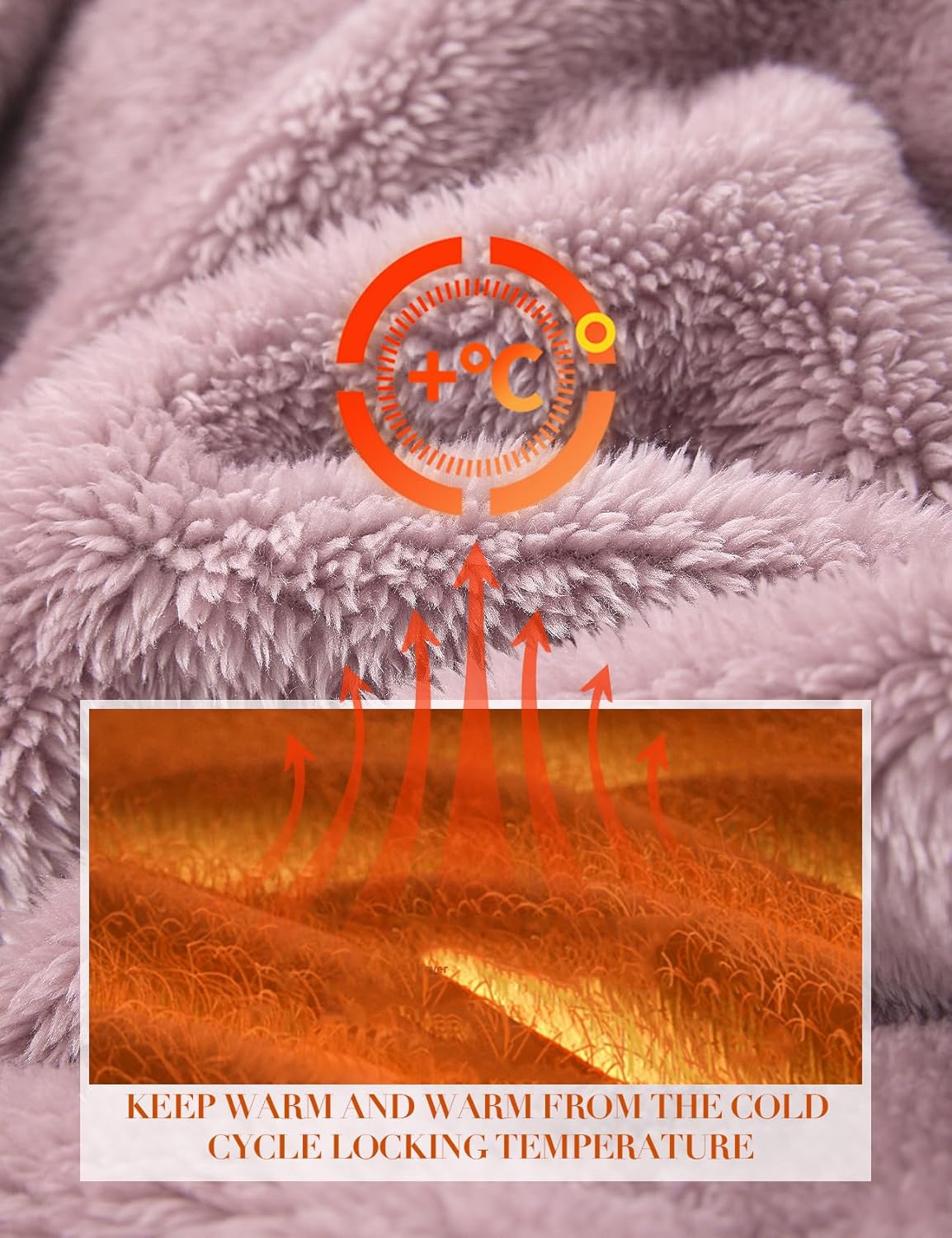 Women's fluffy pajama set (two-piece)