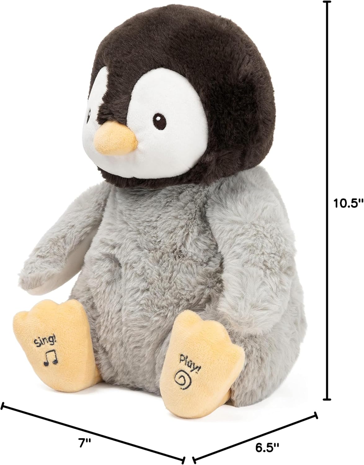 Baby electric interactive elephant plush toy, a singing plush doll.