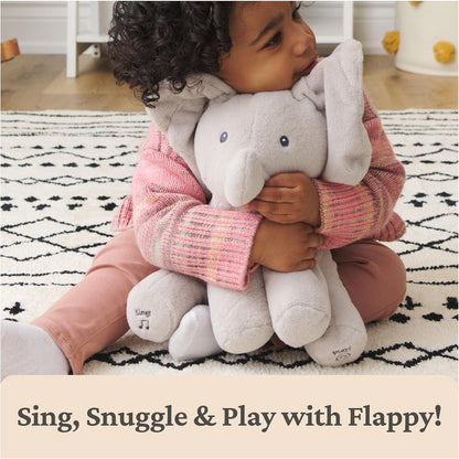 Baby electric interactive elephant plush toy, a singing plush doll.