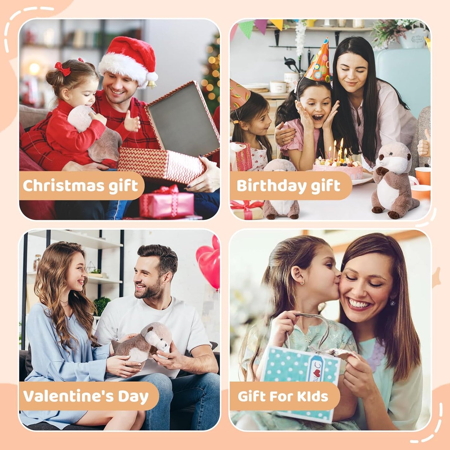 Cute otter plush toy - a perfect birthday gift