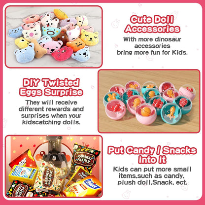 Children's mini claw machine set (includes 20 toys)