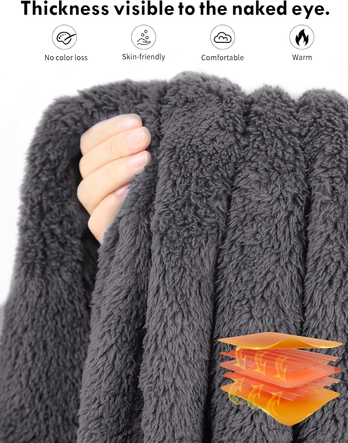 Women's fluffy pajama set (two-piece)