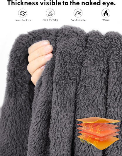 Women's fluffy pajama set (two-piece)