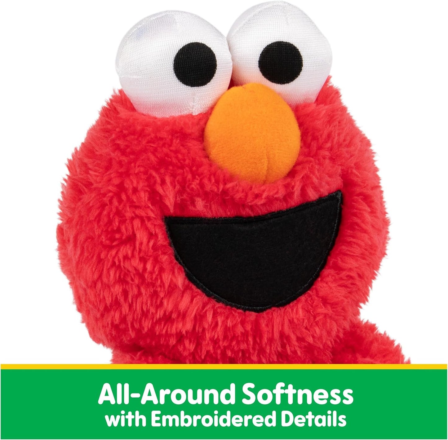 Elmo portable plush toy, made of high-quality plush material.