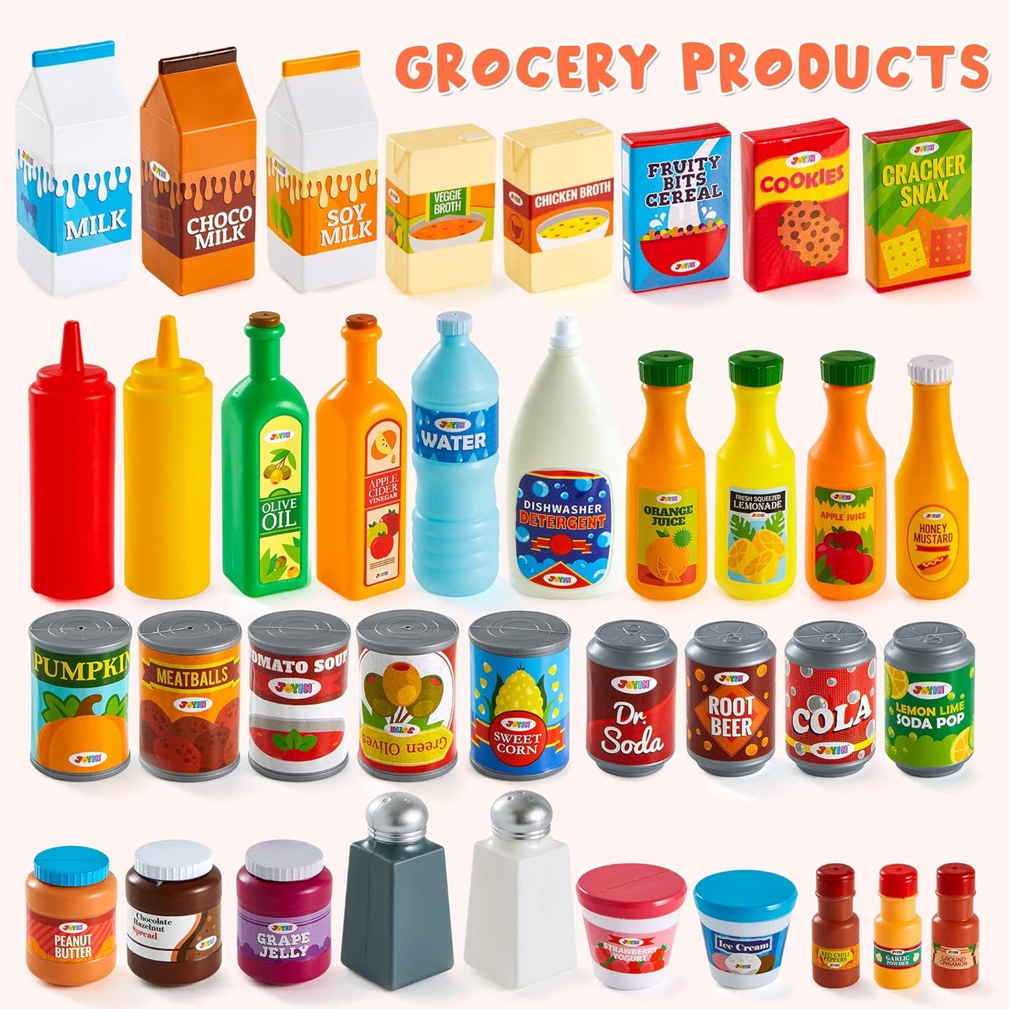 Mini Claw Machine Toy Set – Includes 200 Play Food Prizes