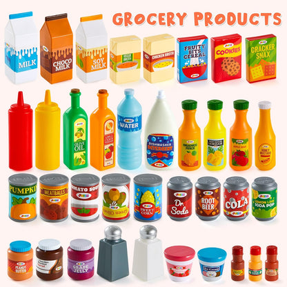 Mini Claw Machine Toy Set – Includes 200 Play Food Prizes