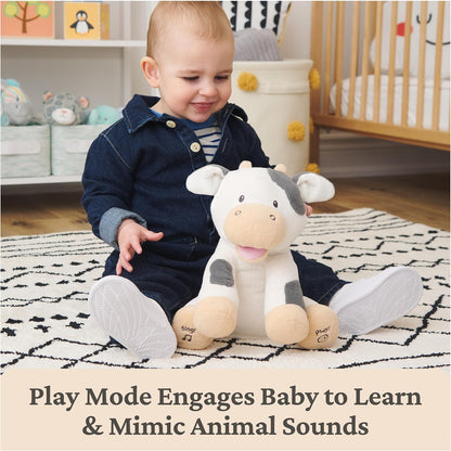 Baby electric interactive elephant plush toy, a singing plush doll.