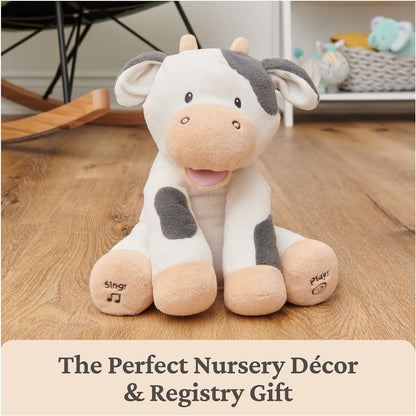 Baby electric interactive elephant plush toy, a singing plush doll.