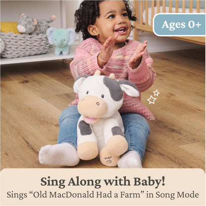 Baby electric interactive elephant plush toy, a singing plush doll.
